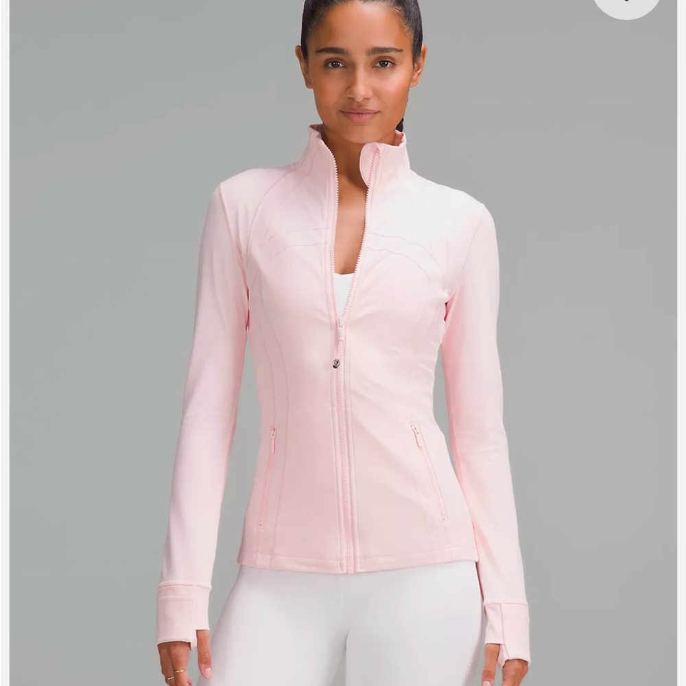 lululemon define jacket strawberry milkshake size 20